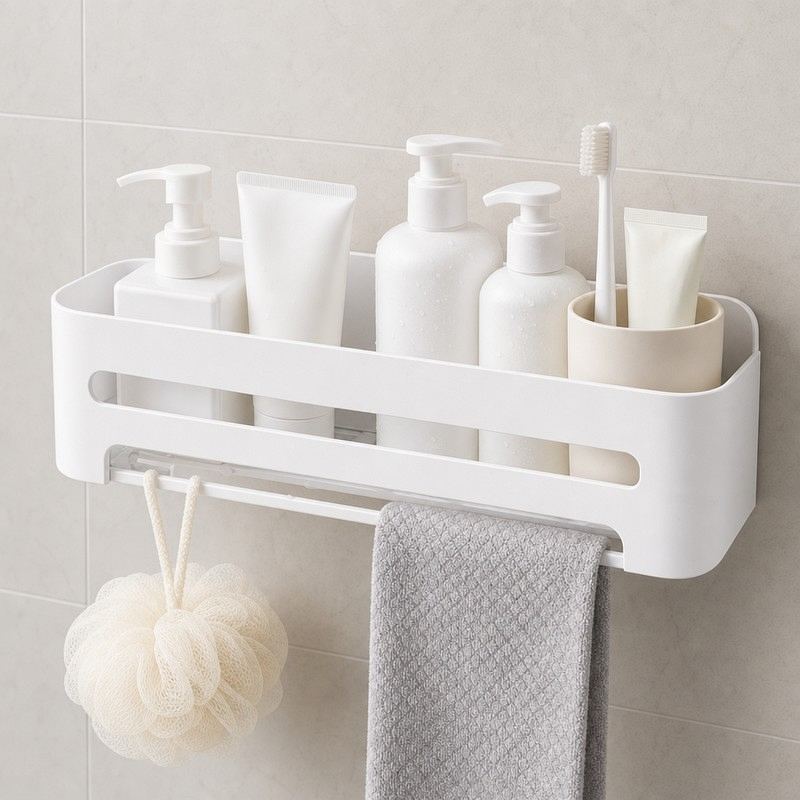 Wall Mounted Bathroom Organizer